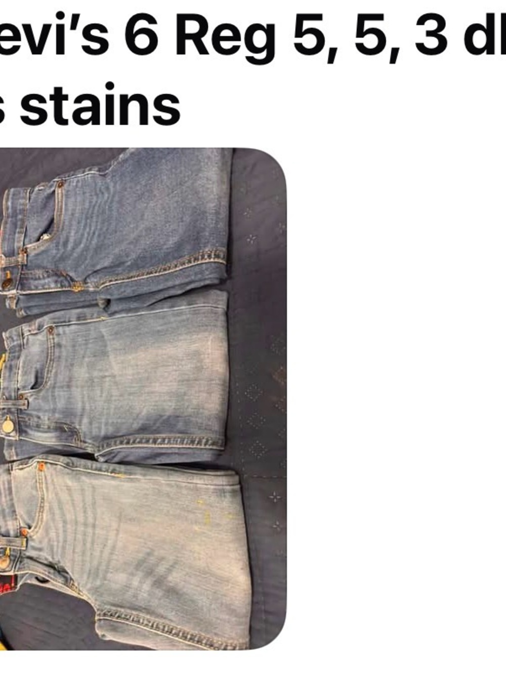 Levi's Boys Light Blue Washed Relaxed Jeans
